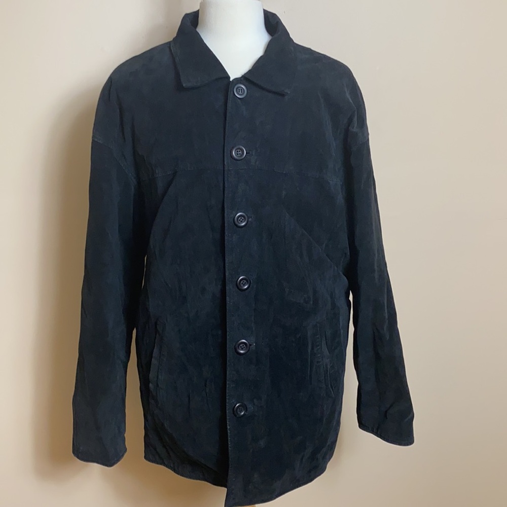 RIGO Black Leather Jacket. XL